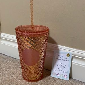 Jewel Grande Gold Rose Starbucks Cup - 2021 Holiday Released